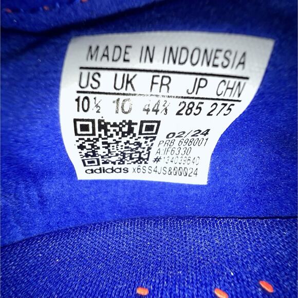 Adidas Predator PRO FG Soccer Cleats Shoes Blue IF6330 Mens Size 10.5 NWT - Picture 9 of 9